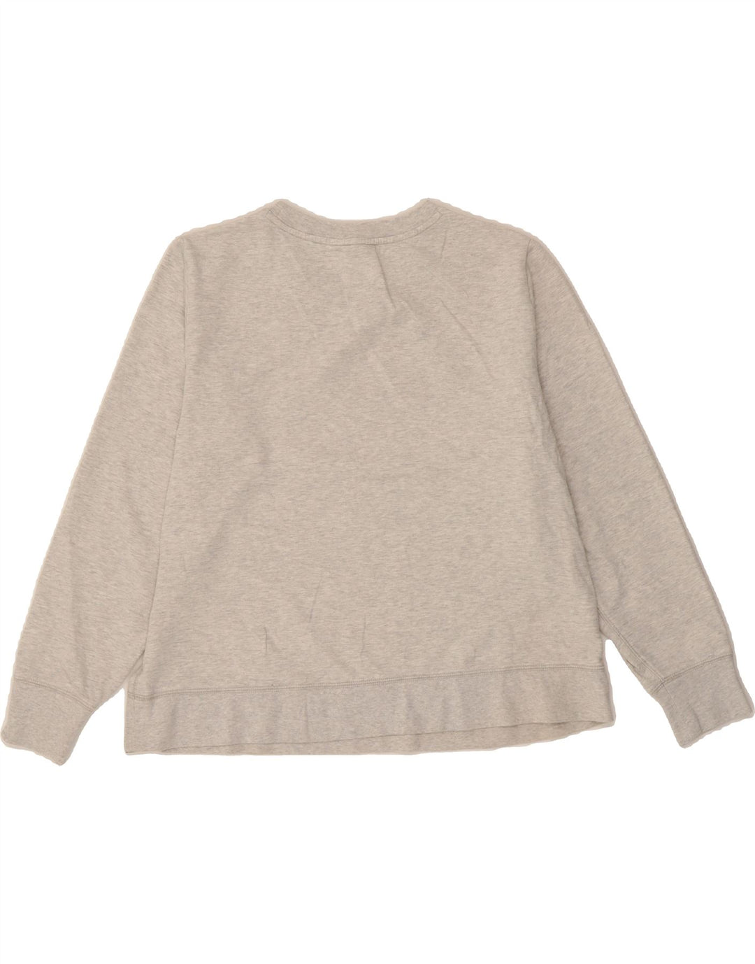 EDDIE BAUER Womens Graphic Sweatshirt Jumper UK 16 Large Grey Cotton Vintage Eddie Bauer and Second-Hand Eddie Bauer from Messina Hembry 