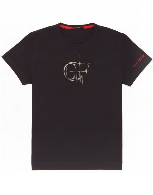 T-shirt grafica da uomo Ferre Top IT 48 Small Blu Navy