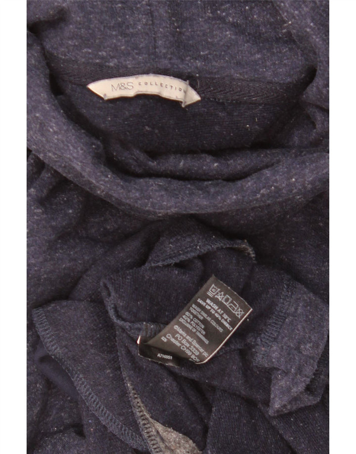Felpa da donna Marks & Spencer UK 10 Small Navy Blue Flecked
