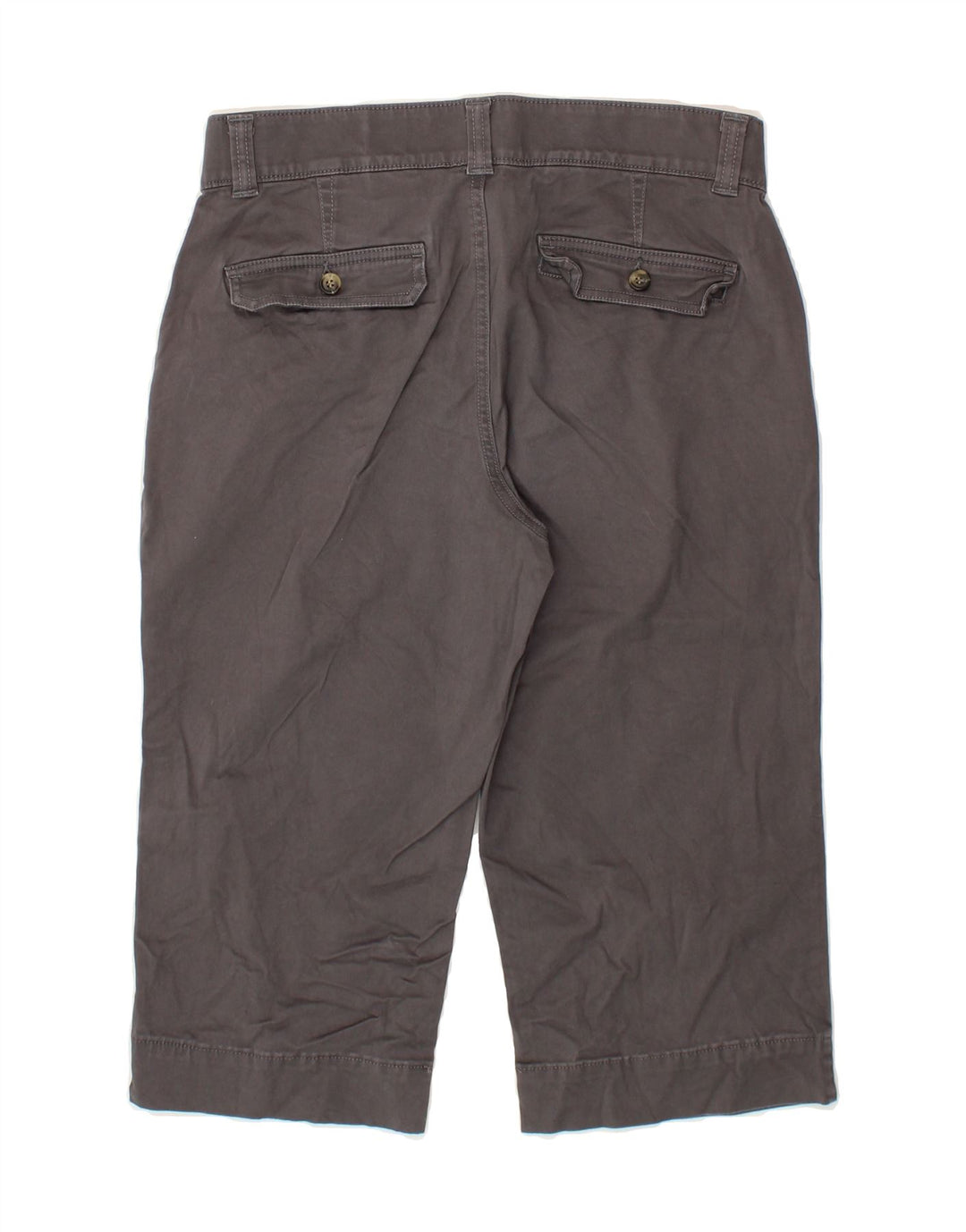 DOCKERS Womens Straight Capri Trousers US 8 Medium W32 L18 Grey Cotton Vintage Dockers and Second-Hand Dockers from Messina Hembry 