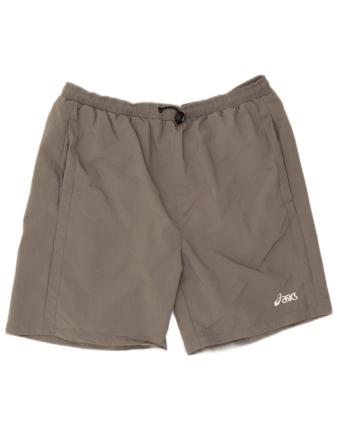 Pantaloncini sportivi da uomo Asics grandi grigi in poliammide