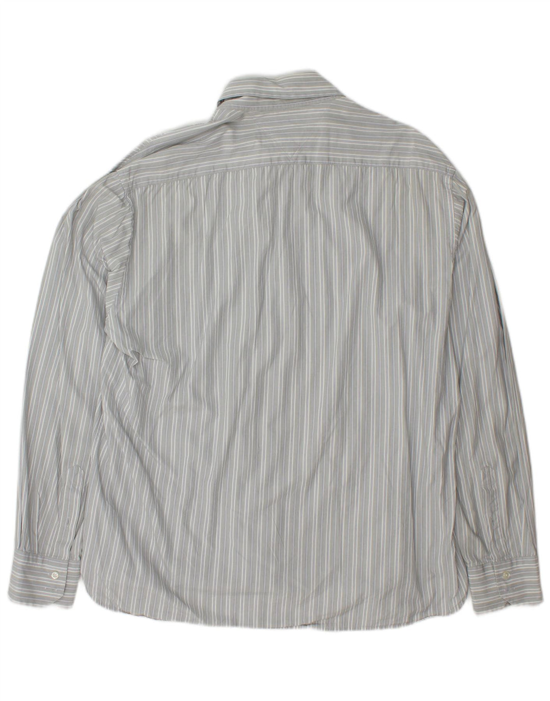 TOMMY HILFIGER Camicia da uomo XL in cotone a righe grigie