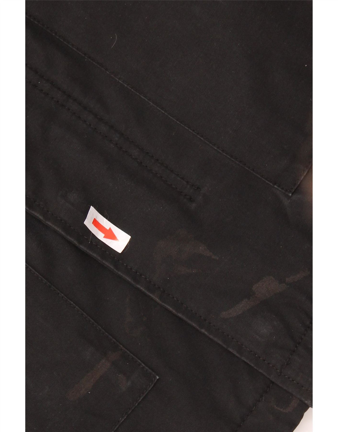 Giacca a vento con cappuccio da uomo Levi's UK 38 poliestere nero medio