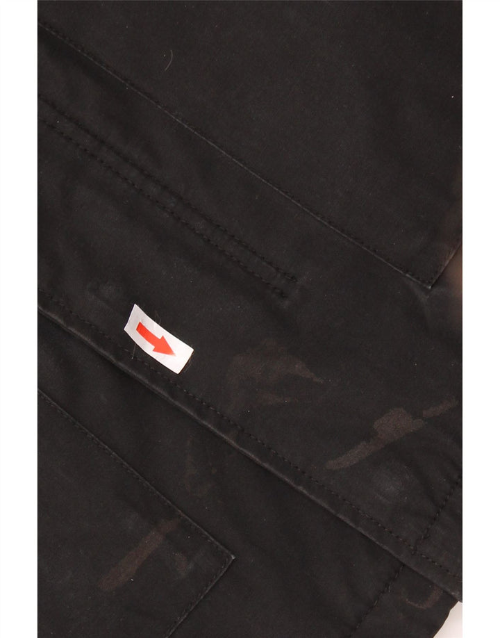 Giacca a vento con cappuccio da uomo Levi's UK 38 poliestere nero medio