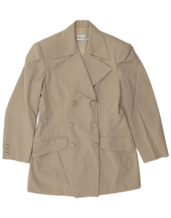 Giacca blazer doppiopetto da donna Sport Staff IT 46 Large Beige