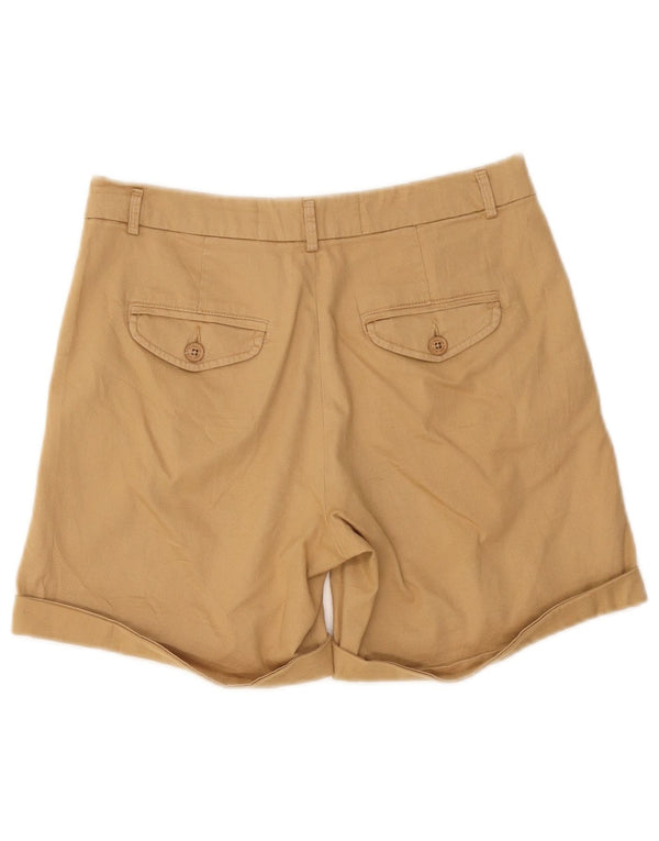 Pantaloncini chino da donna Benetton UK 6 XS W25 Cotone beige