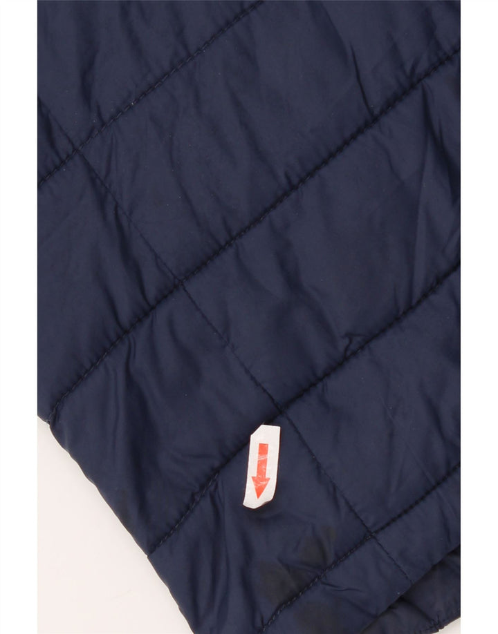 Giacca imbottita da uomo Superdry UK 40 Large in nylon blu navy
