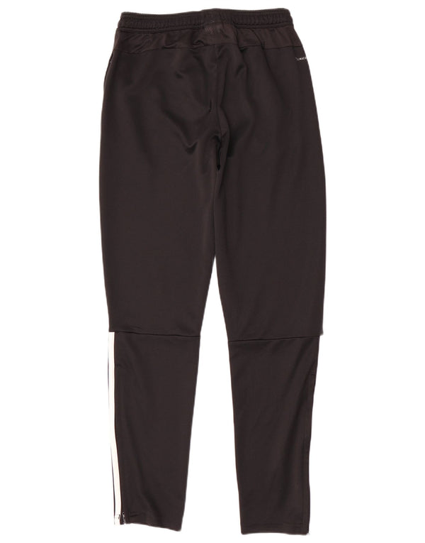 Pantaloni della tuta ADIDAS da ragazzo Climacool 13-14 anni in poliestere nero