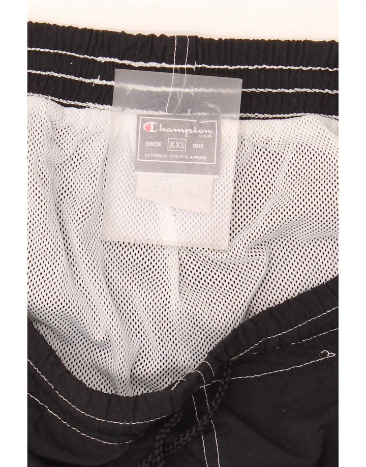 Pantaloncini sportivi grafici da uomo Champion 2XL Nero Poliammide