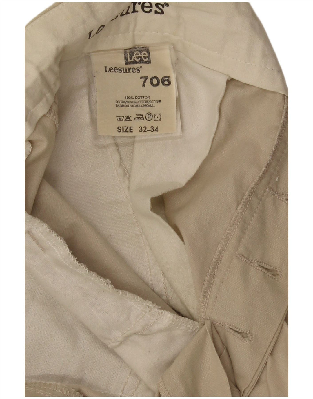 Pantaloni chino dritti da uomo Lee W32 L29 Beige