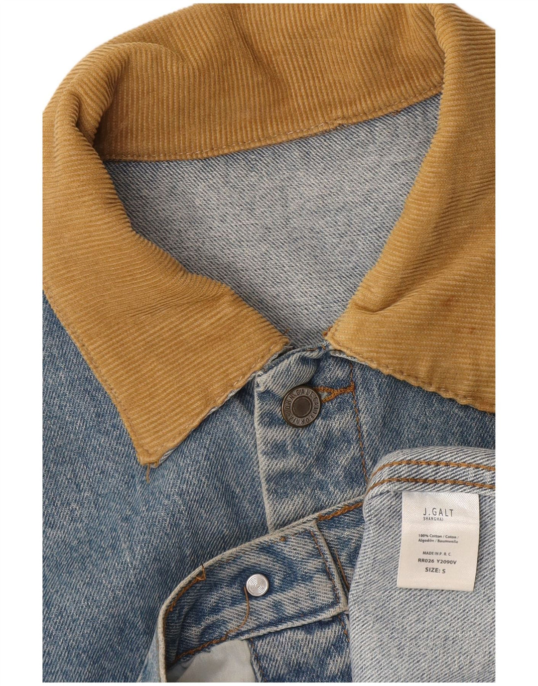 Giacca di jeans da uomo J.Galt UK 36 piccolo cotone blu