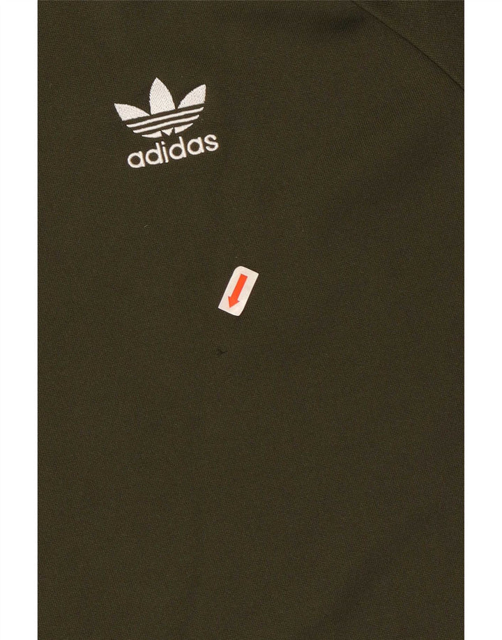Felpa Adidas da uomo maglione grande poliestere kaki