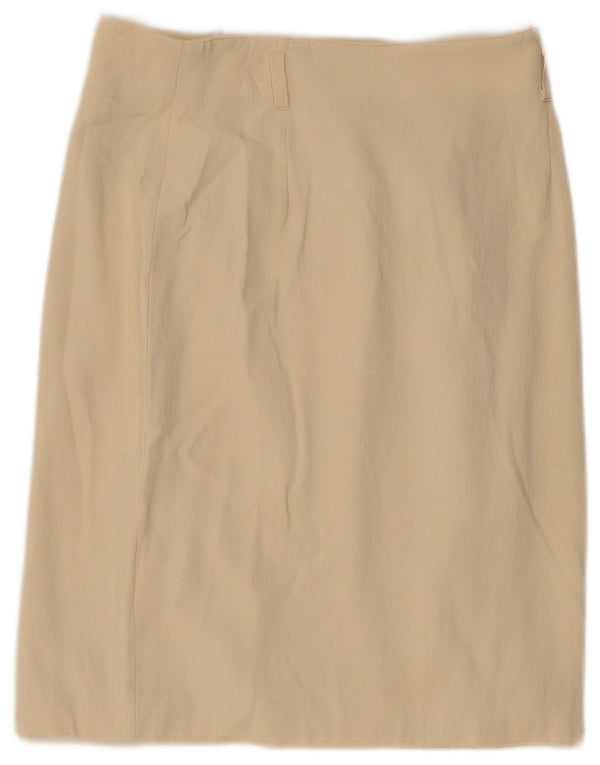 Gonna a tubino a vita alta da donna La Belle EU 44 XL W32 Viscosa beige