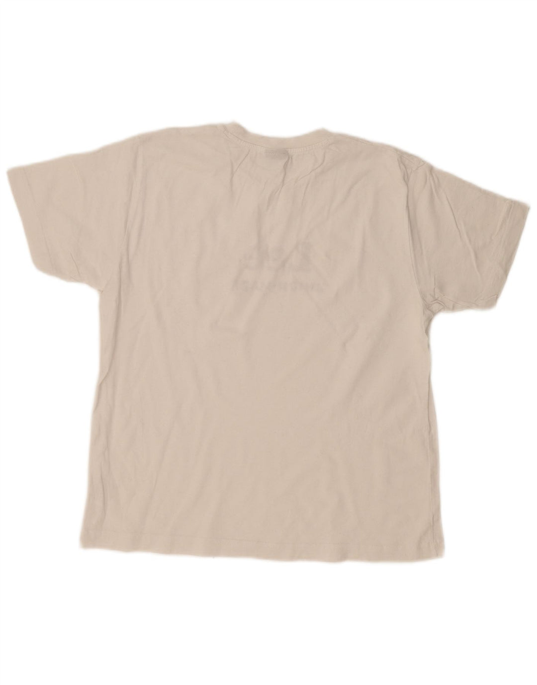 T-shirt grafica da donna LEE Top UK 16 grande cotone bianco