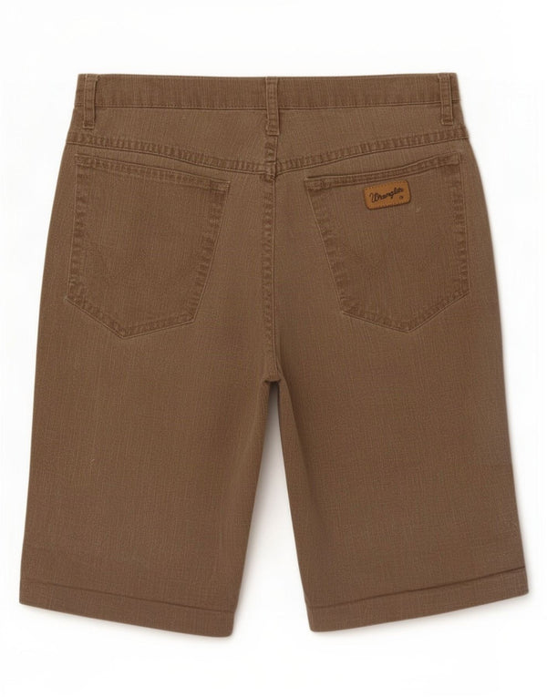 Wrangler Mens Texas Stretch Casual Shorts Medium W32 Beige Cotton
