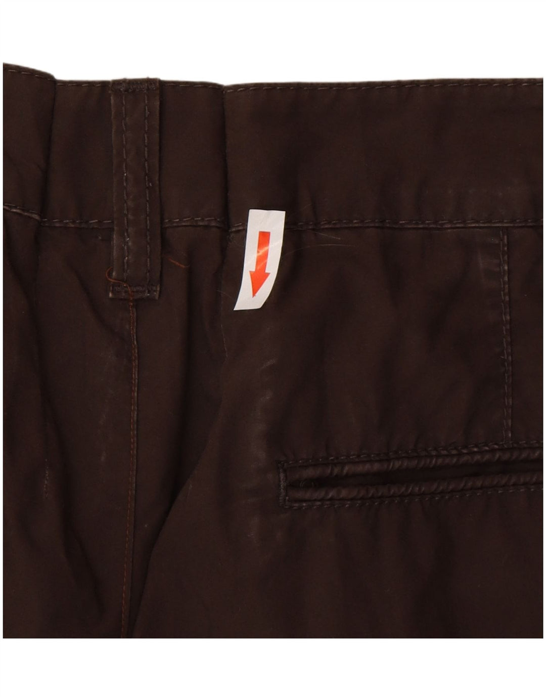 Pantaloncini chino da uomo Calvin Klein W36 Large in cotone marrone