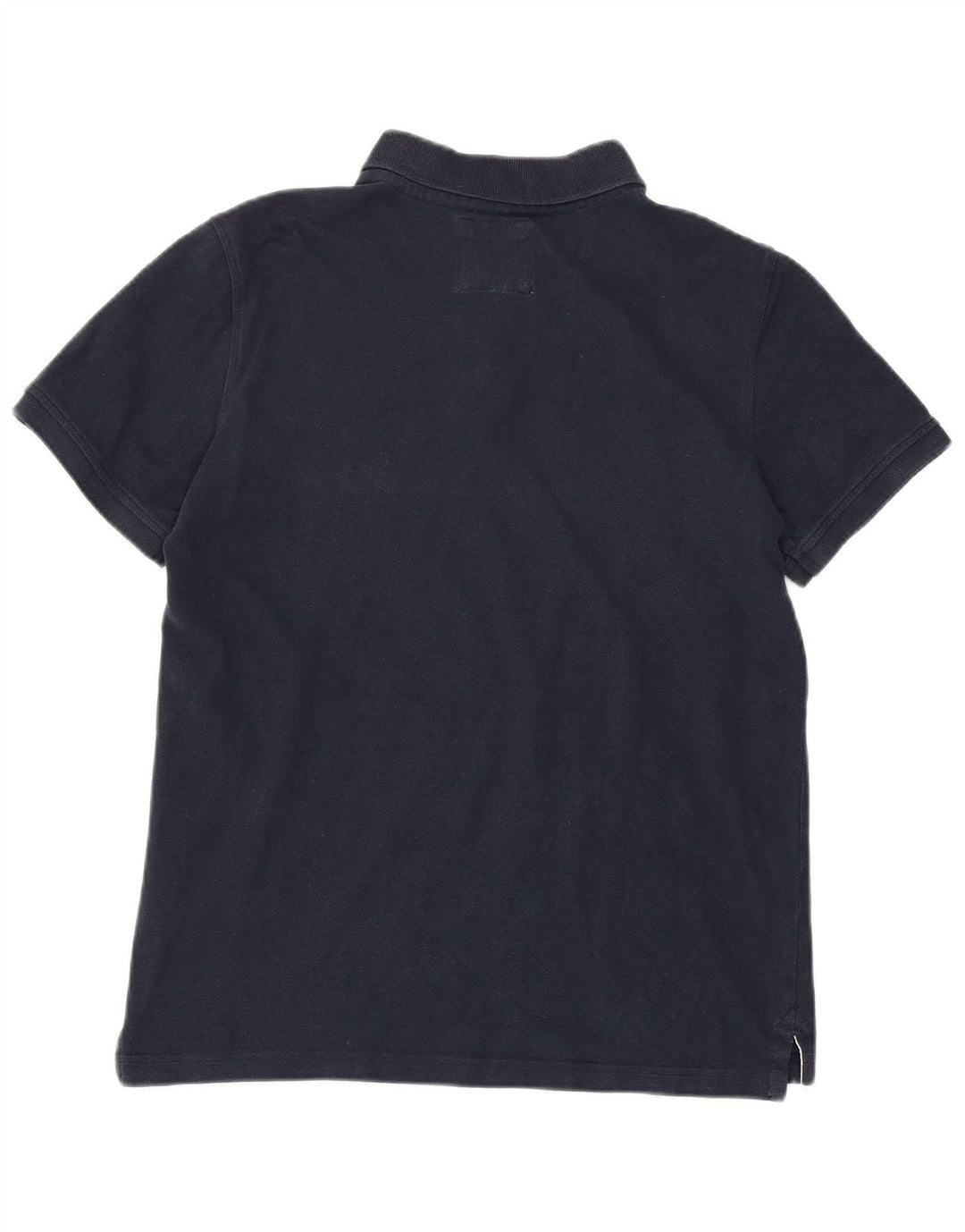 CREW CLOTHING Polo da uomo in cotone blu navy medio