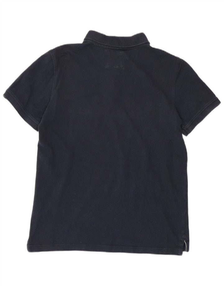 CREW CLOTHING Polo da uomo in cotone blu navy medio