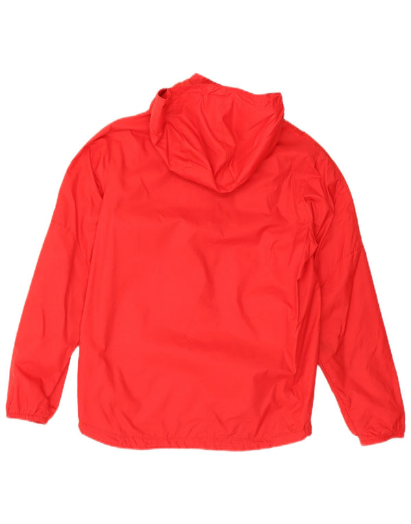 Giacca antipioggia con cappuccio Nike da ragazzo 12-13 anni Large in nylon rosso