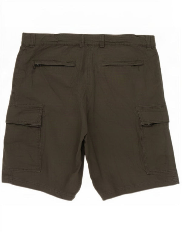 Pantaloncini cargo da uomo Marks & Spencer W40 XL cotone kaki