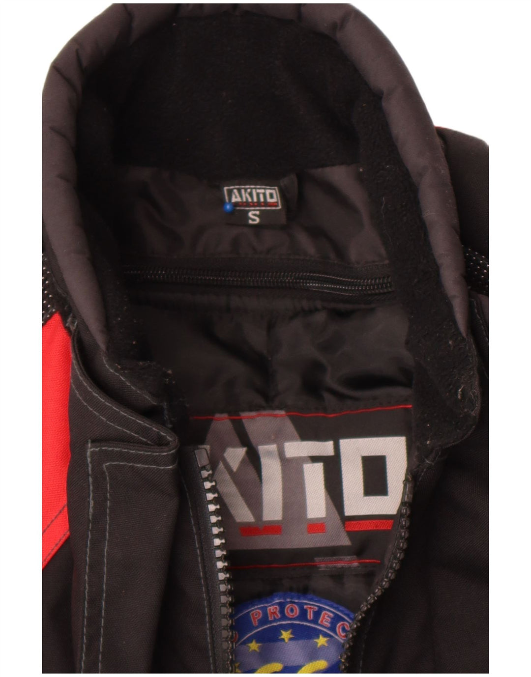 Giacca Akito da uomo Motorstyle Graphic Racer UK 36 Small Black Colourblock