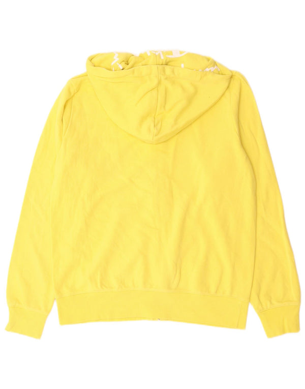 Maglione con cappuccio e zip grafica da donna CHAMPION UK 18 XL Giallo