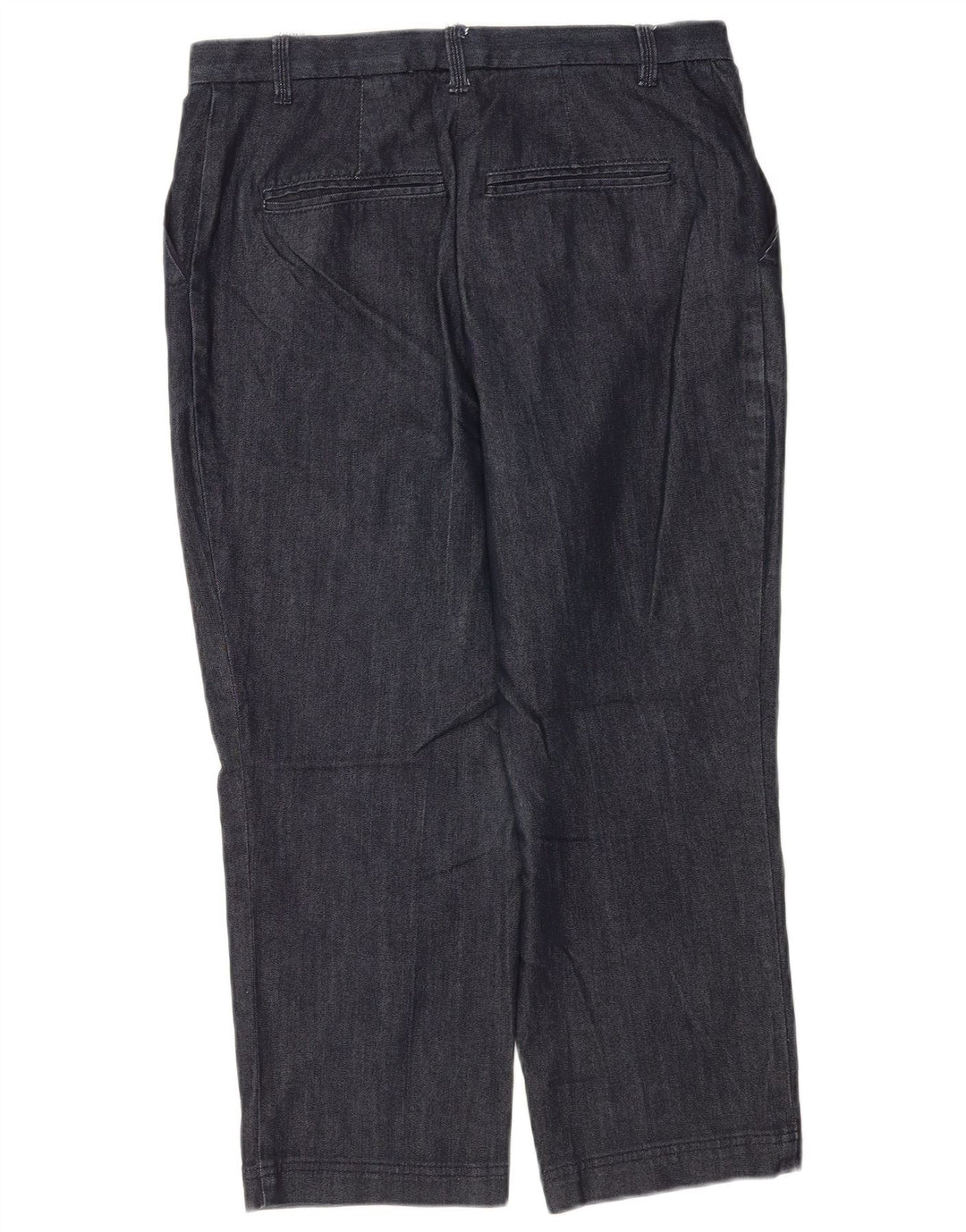 Pantaloni Capri da donna Marks & Spencer UK 12 Medium W30 L22 Blu Navy