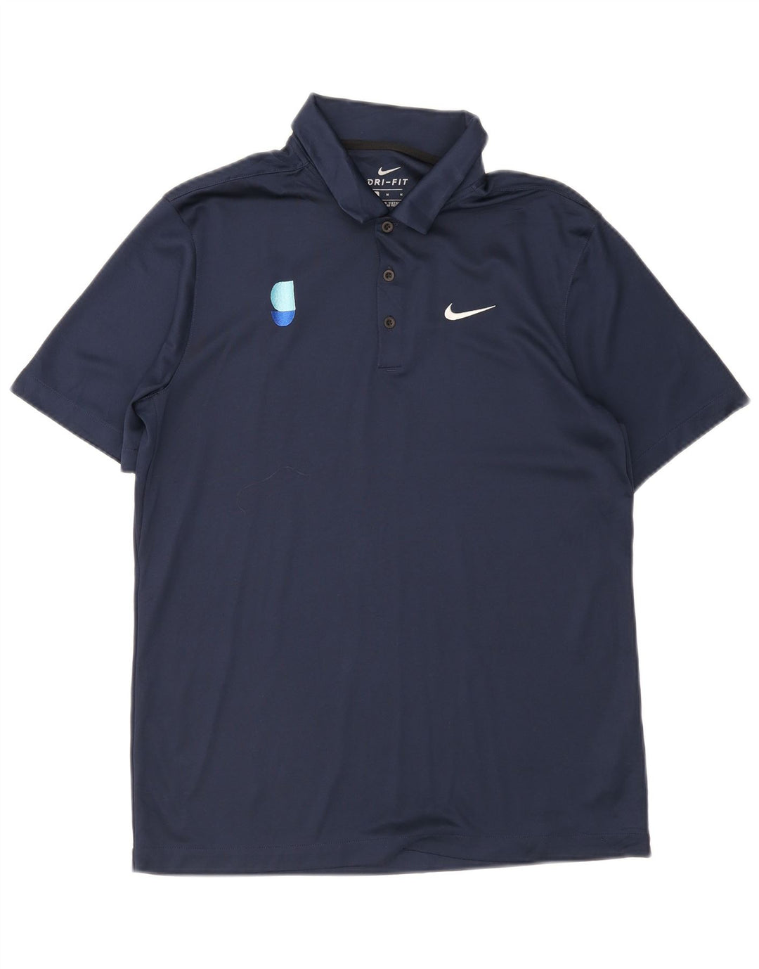 Polo Nike da uomo Dri Fit in poliestere medio blu navy