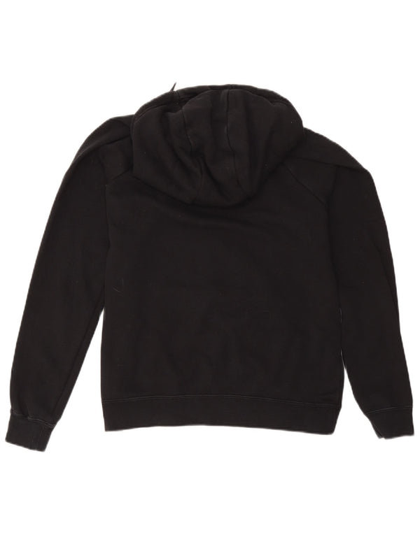 Maglia con cappuccio da donna Nike UK 14 cotone nero medio