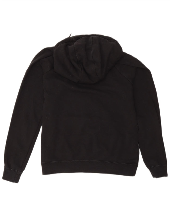Maglia con cappuccio da donna Nike UK 14 cotone nero medio