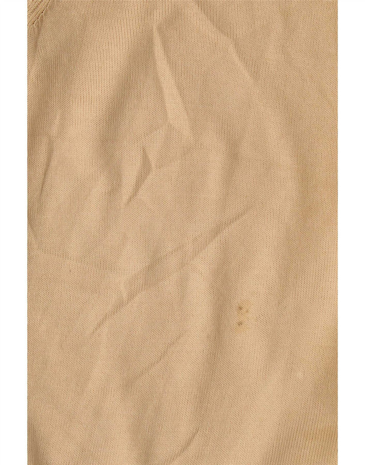 Maglione maglione a collo alto da donna Marks & Spencer UK 14 grande Beige