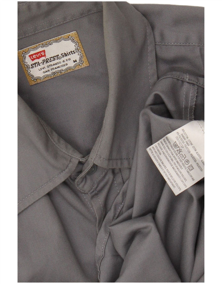 Camicia Levi's Sta-Prest da uomo in cotone grigio medio