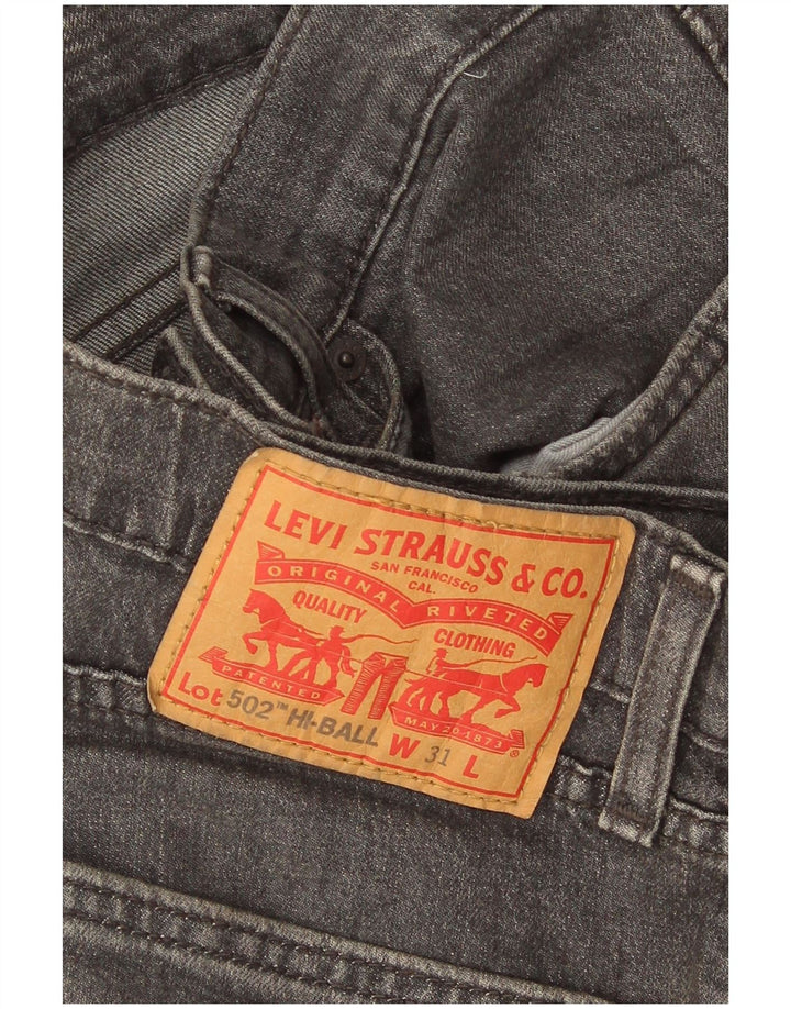 Levi's Uomo 502 Jeans affusolati W31 L29 Cotone grigio