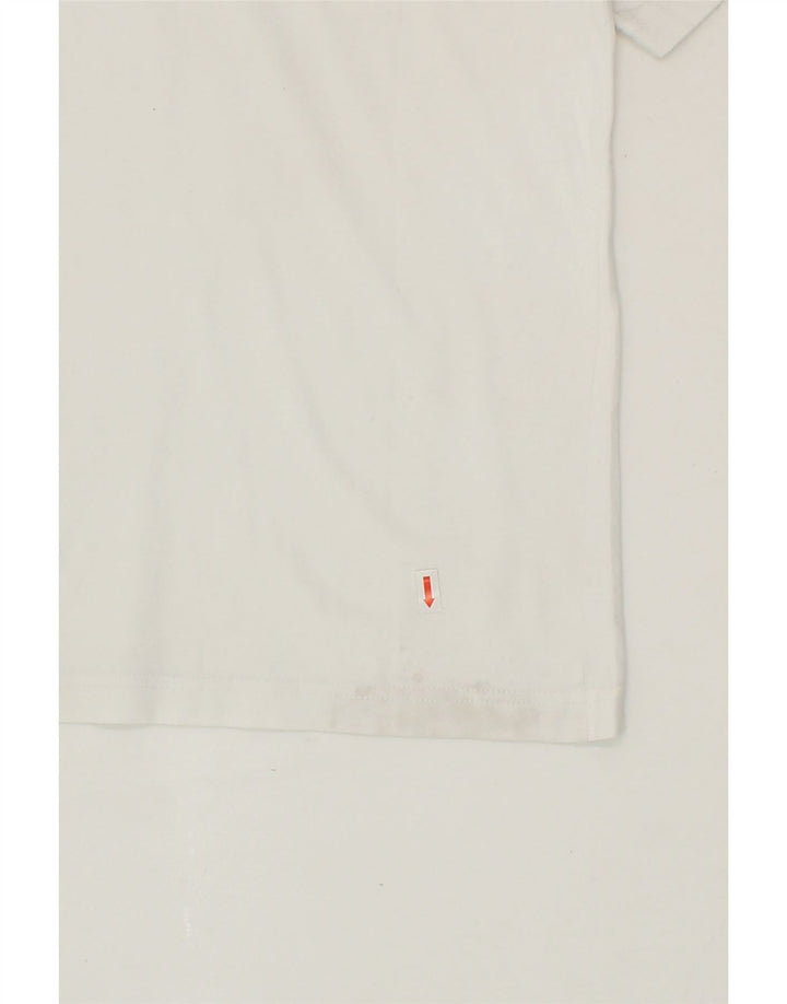 ADIDAS Boys Graphic T-Shirt Top 11-12 Years Medium White Cotton Vintage Adidas and Second-Hand Adidas from Messina Hembry 