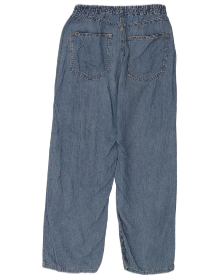 Jeans larghi da donna a vita alta Massimo Dutti W28 L28 Blu