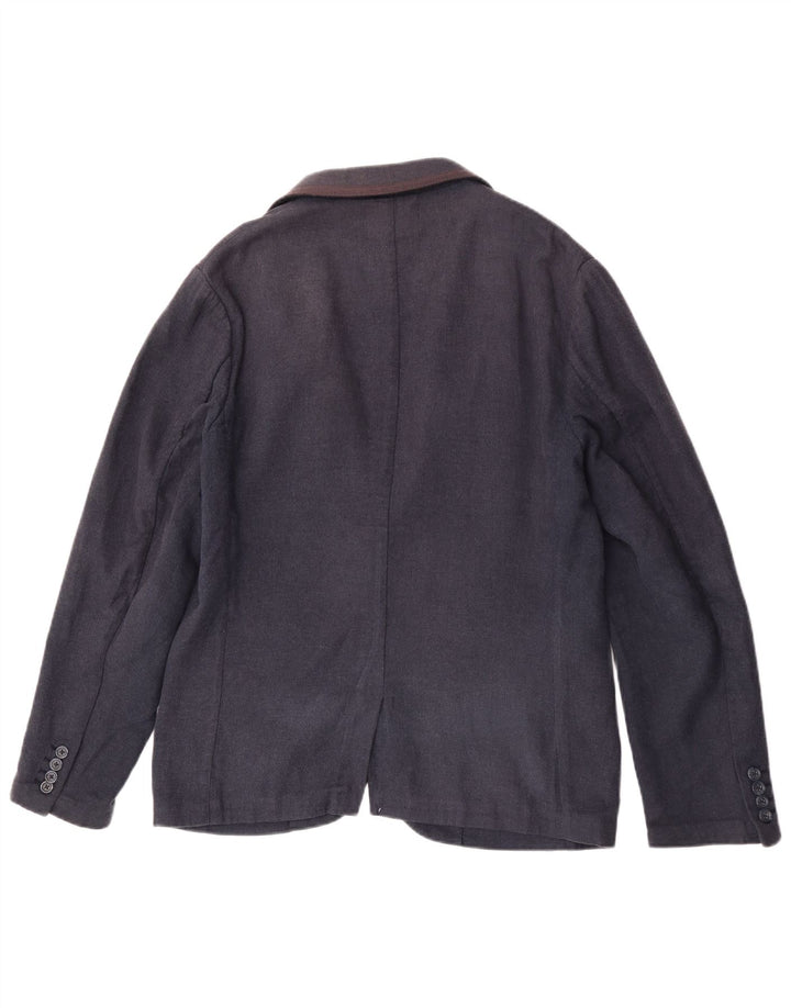 Giacca blazer da uomo a 1 bottone Penguin UK 40 grande cotone blu navy