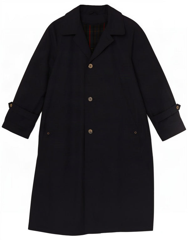 Trench oversize da donna St. Bernard UK 14 grande blu navy classico
