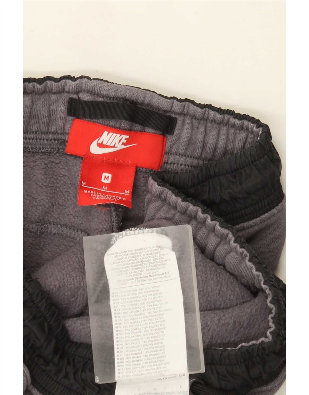 Pantaloni da tuta da uomo Nike Joggers in cotone grigio medio