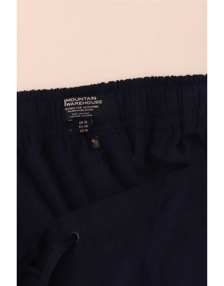 Pantaloncini sportivi da donna Mountain Warehouse UK 18 XL Poliestere blu navy