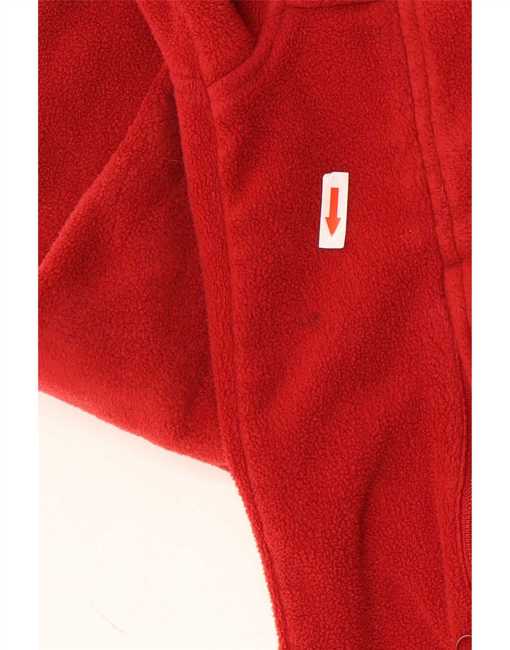 Giacca in pile da uomo Columbia UK 42 XL poliestere rosso