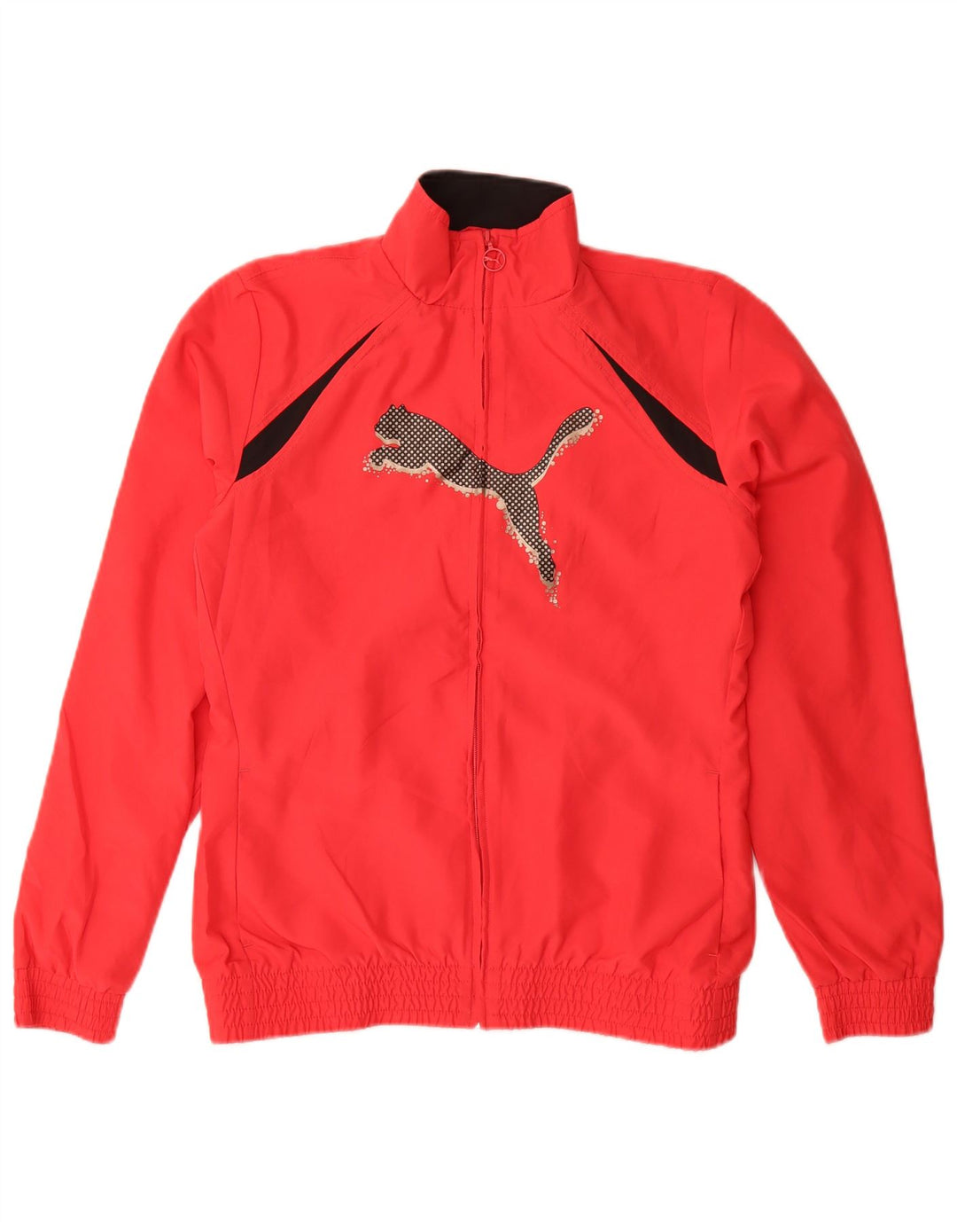 Giacca da tuta grafica da ragazzo Puma 15-16 anni Rosso Colourblock