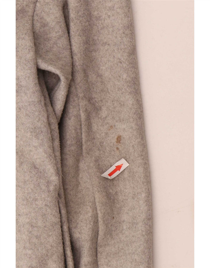 Soprabito oversize da donna Topshop UK 8 piccolo poliestere grigio