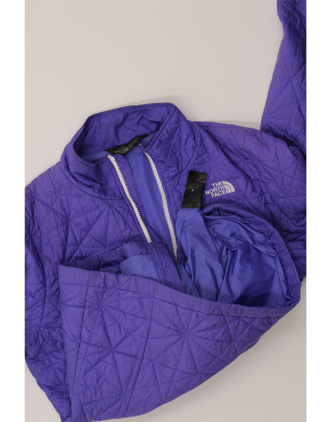 THE NORTH FACE Womens Quilted Jacket UK 16 Large Purple Polyester Vintage The North Face and Second-Hand The North Face from Messina Hembry 