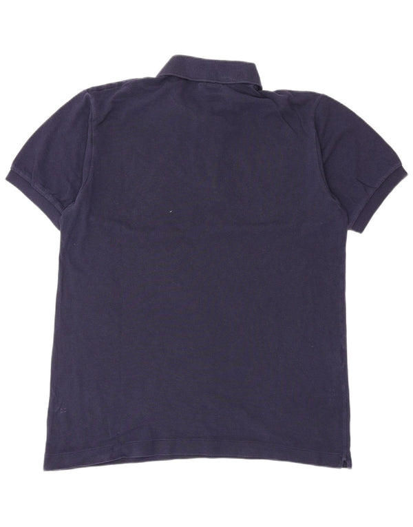 Polo da uomo LACOSTE taglia 4 media cotone blu navy