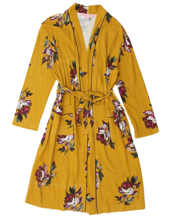 Abito a vestaglia oversize da donna Joules UK 10 Piccolo floreale giallo