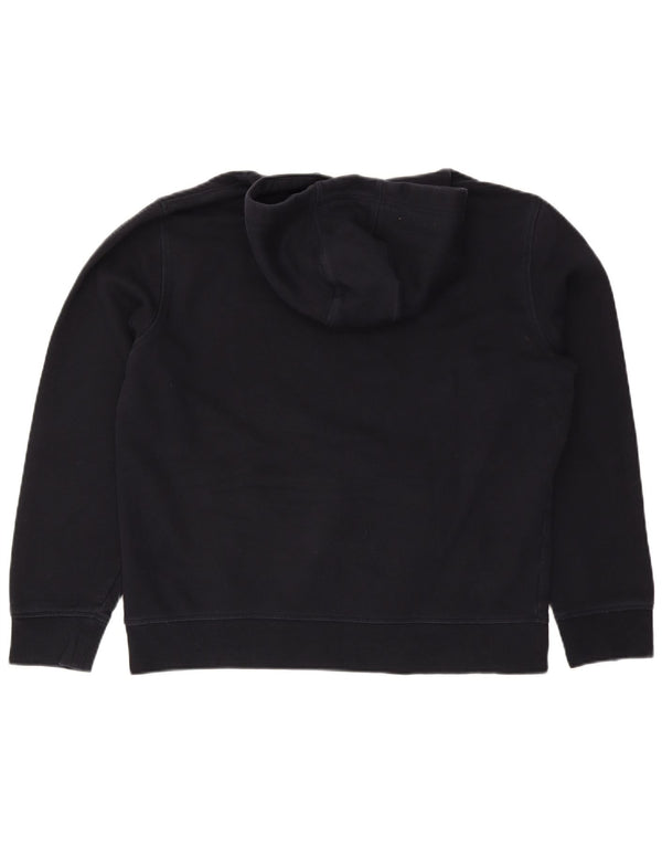Maglione con cappuccio grafico da uomo Tommy Hilfiger XL in cotone blu navy