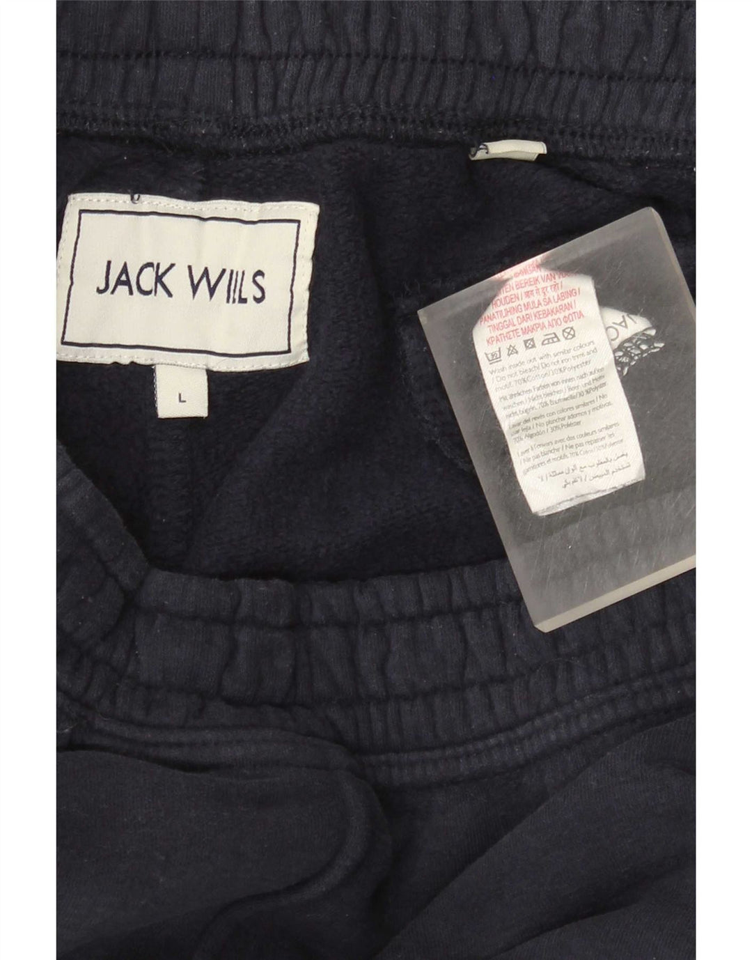 Pantaloni da tuta da uomo Jack Wills grandi in cotone blu navy