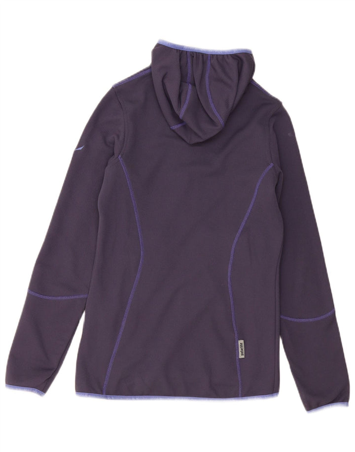Giacca da ginnastica con cappuccio Polarlite da donna SALEWA UK 8 Small Blu Navy