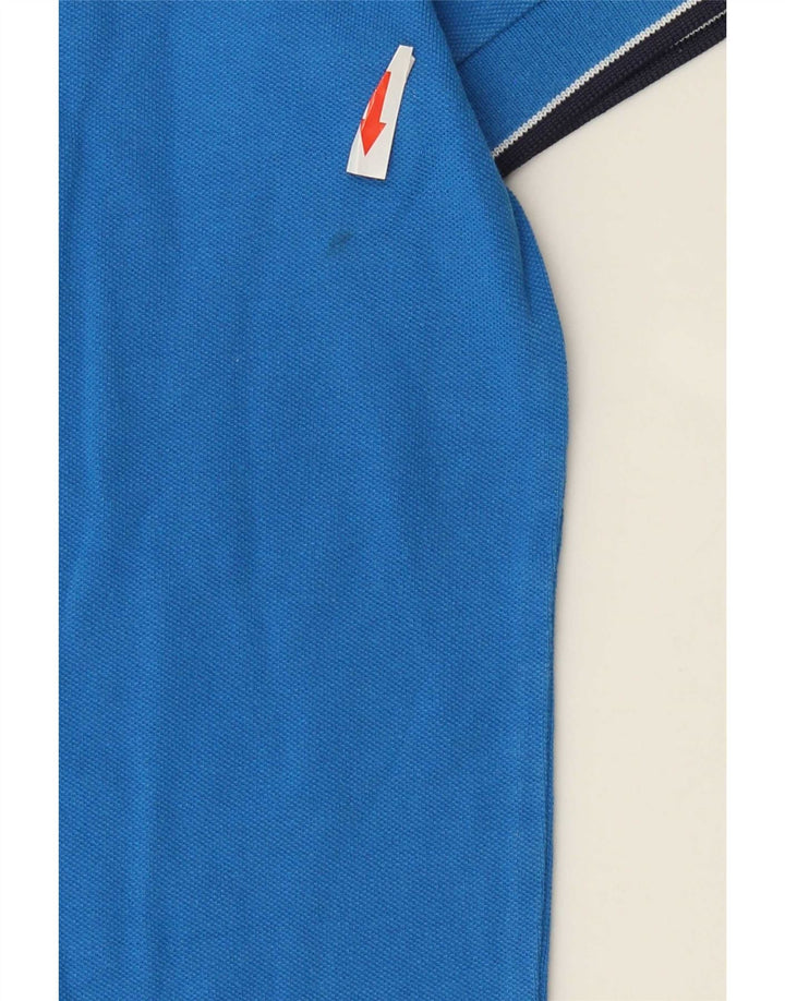 Polo Kappa Uomo Large in cotone a righe blu
