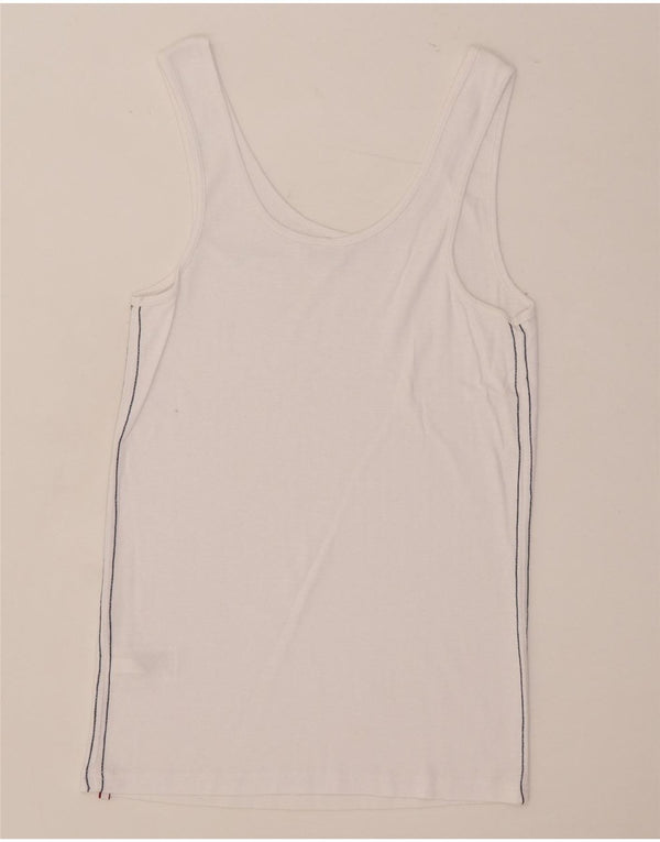 Canottiera da donna Kangaroos UK 14/16 grande cotone bianco